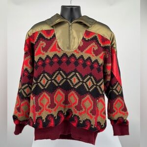 Grail 80s Spyder Windstopper Knit Pullover Sweater Ski Style XXL